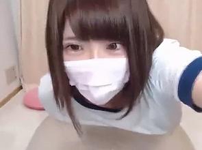 【ライブチャット】ブルマ姿の巨乳女子大生のメロンサイズの乳が大公開ｗｗｗめっちゃ柔らかそう♡